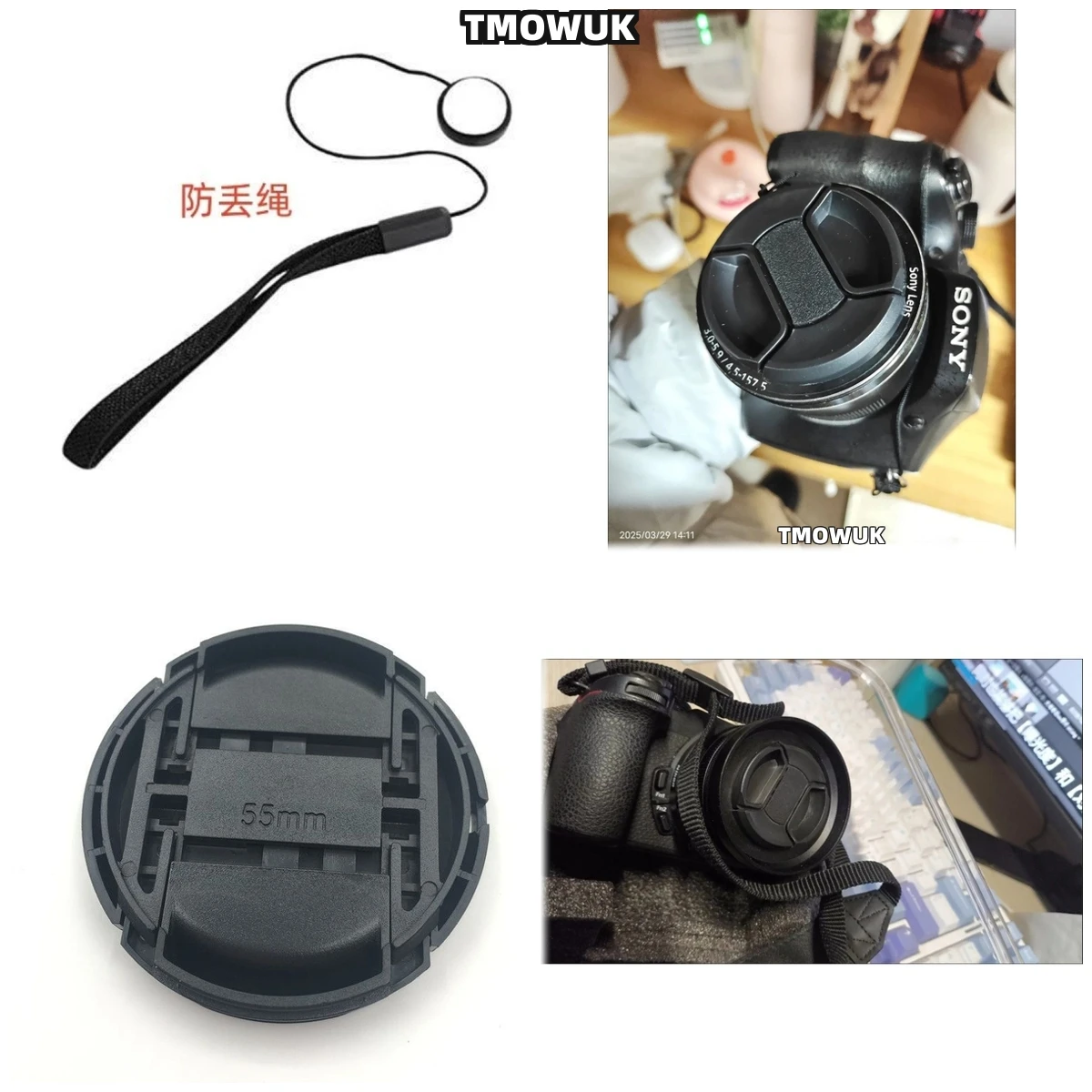 

For FUJIFILM X-T100 X-Pro2 X-A5 X-H2 X-M6 X-E3 X-T70 X-T4 X-T30 X-T1 Camera Lens Cap Protective Cover Center Pinch Snap-on 49mm