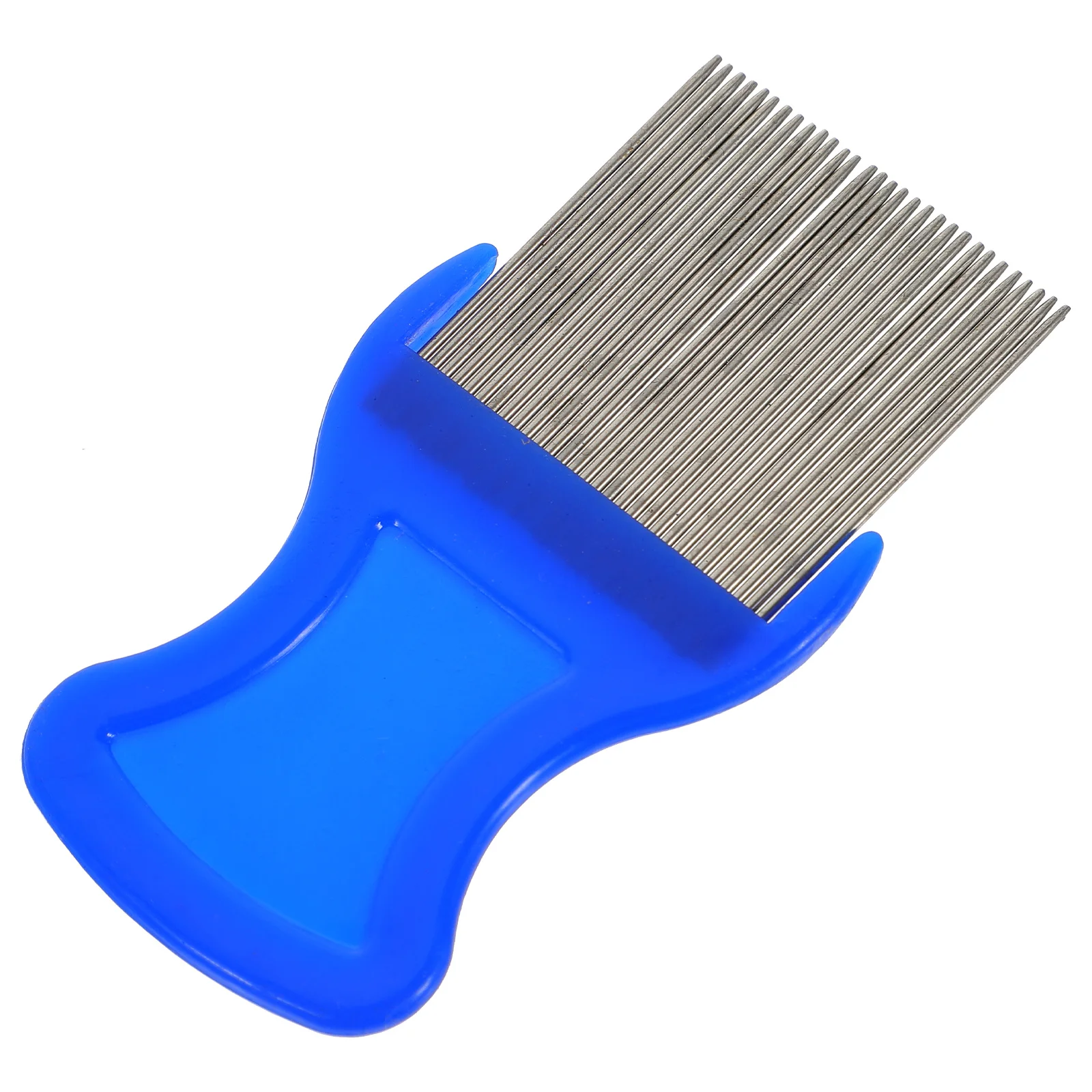 

Stainless Steel Comb Sky Blue Pet Grooming Brush For Dogs Cats Non Toxic Flea Egg Dirt Remover Ergonomic Handle Flea Cleaning