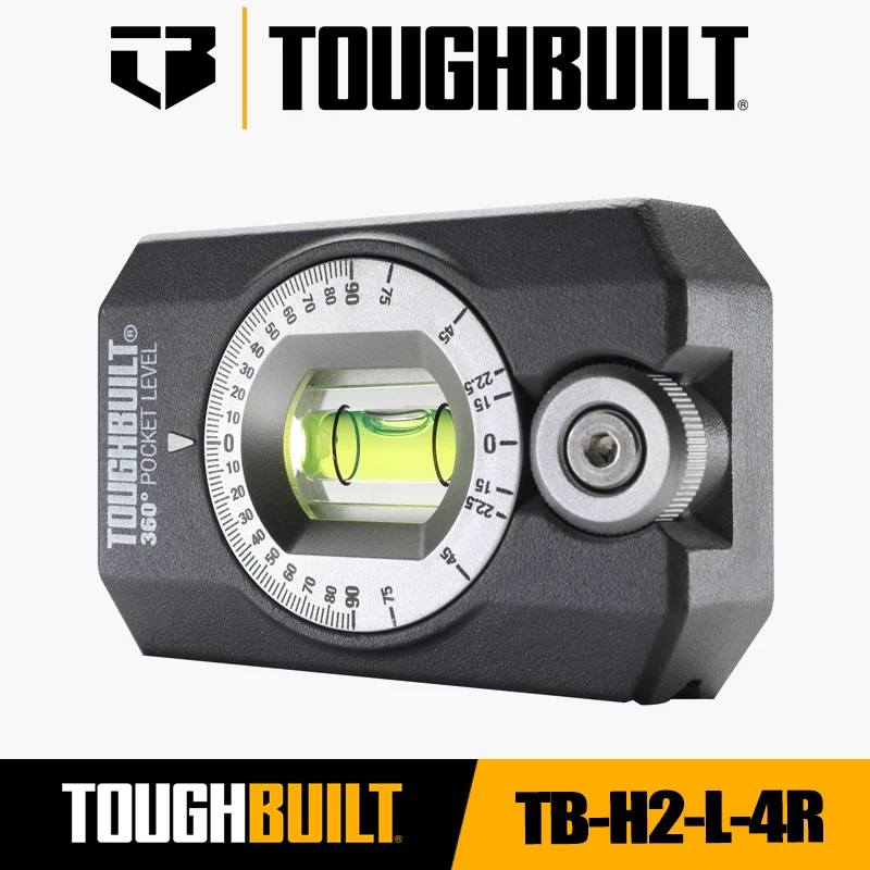 ToughBuilt TB-H2-L-4R 360 Degree Pocket Level TOUGHBUILT Tool Accessories