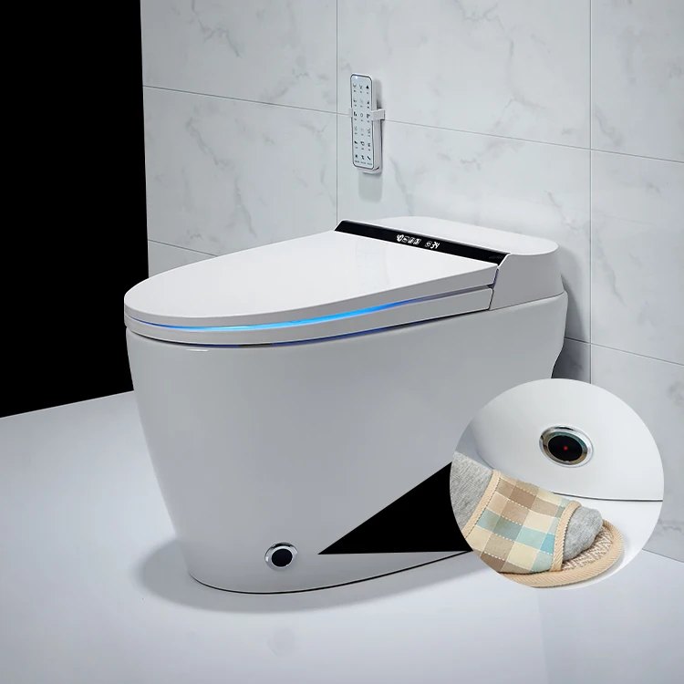 Sanitary Ware Luxury Bathroom Ceramic Smart Toilet Intelligent Smart Electric One Piece Bidet Toilet