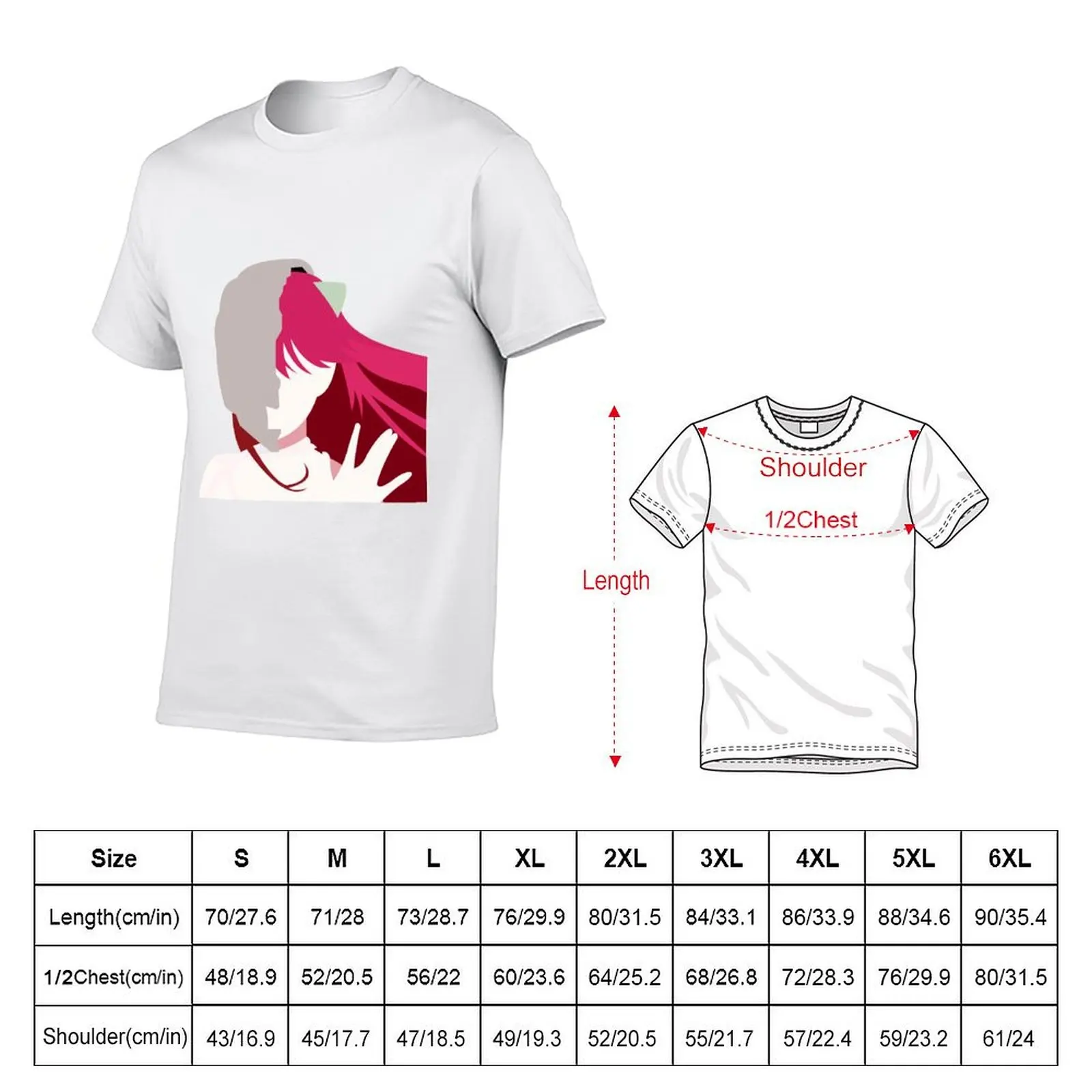 Elfen Lied - Lucy T-Shirt t shirts for man pack cotton mens graphic t shirts T-Shirt