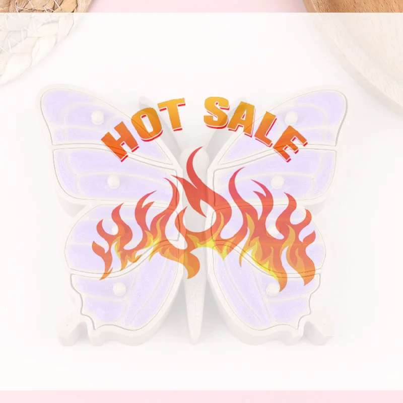 

Large Butterfly Capacity Jewelry Box Luxury Multi-layered Necklace Pendant Display Box Trinket Box Desktop Storage Decorations