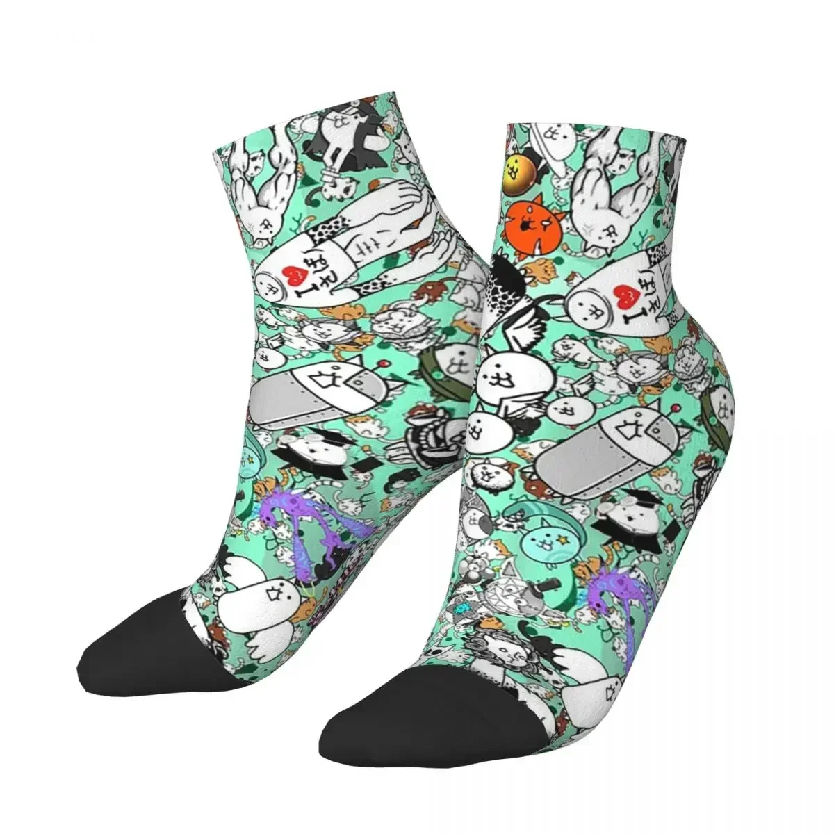 

Battle Cats Socks Harajuku High Quality Stockings All Season Socks Accessories for Unisex Birthday Present