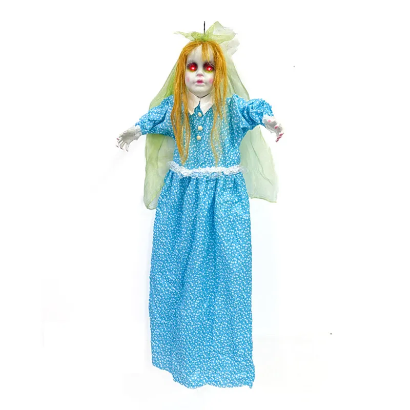 Halloween new flower dress parent-child female hanging haunted house theme park electric luminous horror atmosphere