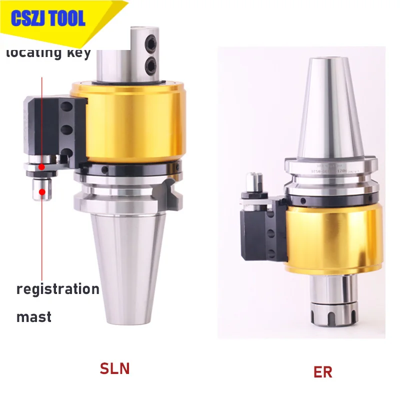 CSZJ BT40 BT50 ER20 ER25 ER32 ER40 SLN20 SLN25 SLN32 40 U drill SLO ERO external cooling to internal cooling oil circuit tool