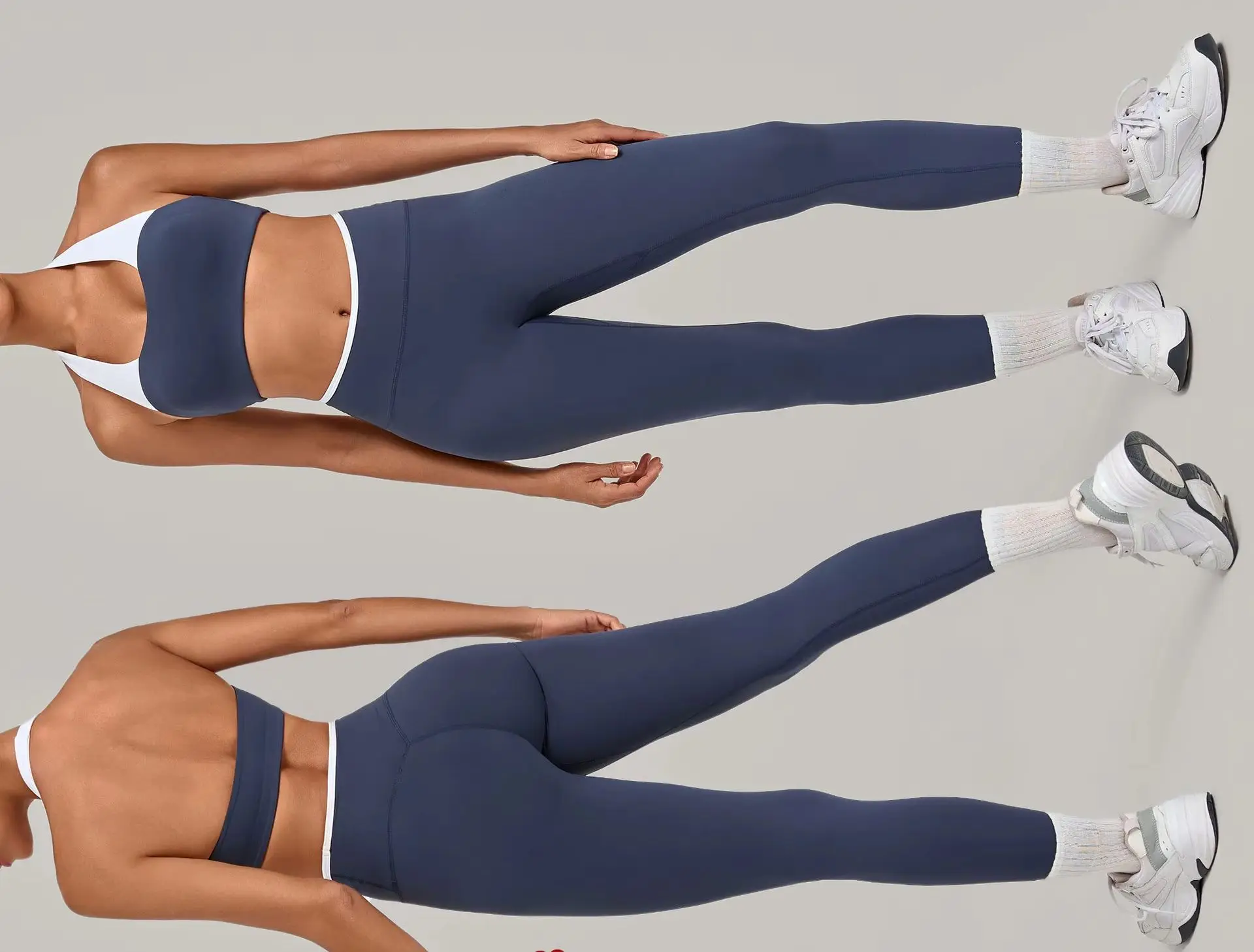 Yoga Suit  Women 2 Pieces Yoga Set Gym Neckline Sports Bra Push Up Running Shockproof Fitness Top High Waist Cross-Back Leggings