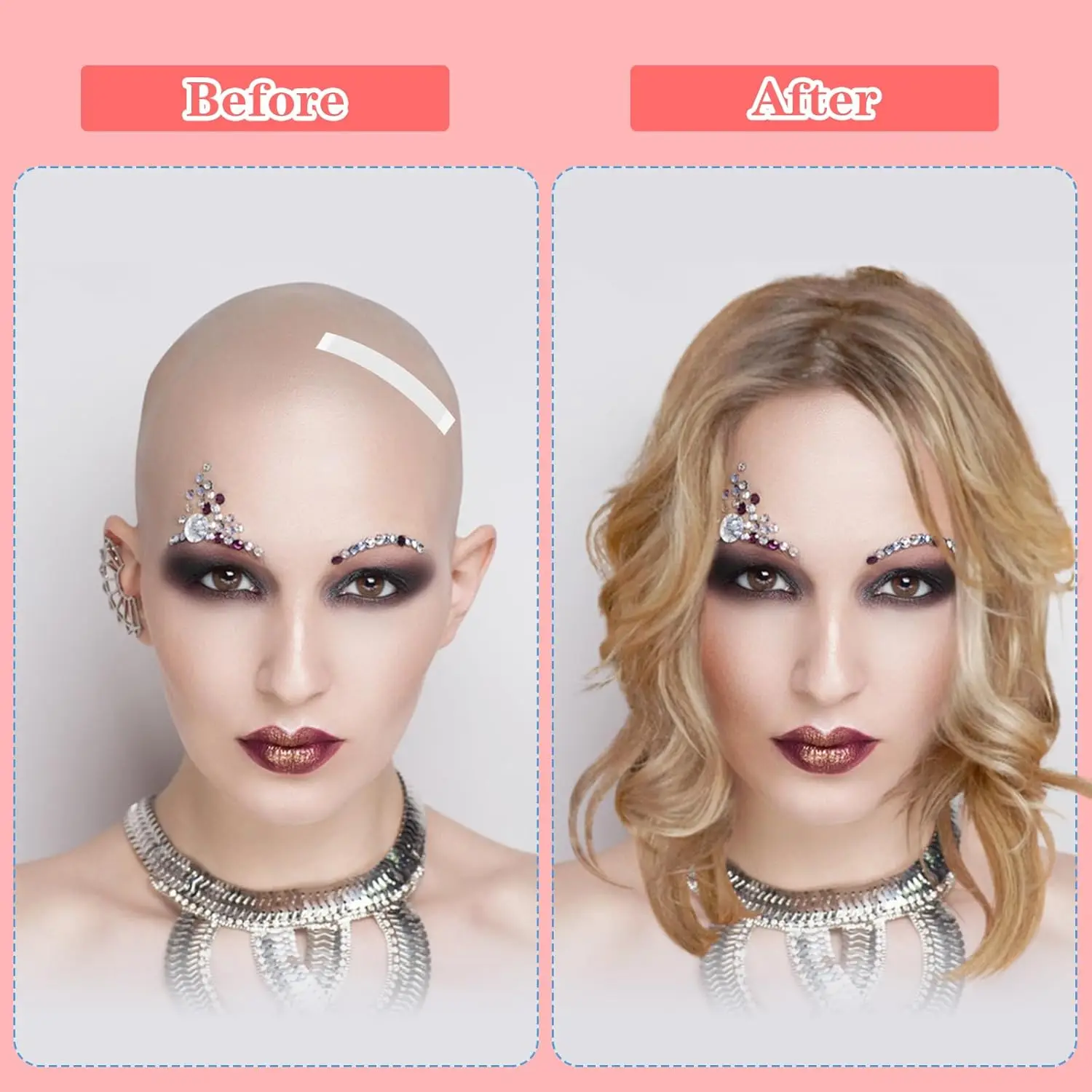 36PCS Wig Tape for Lace Front Wigs - Invisible Waterproof Double Side Tape Strips for Hairpieces and Hair Extensions view 5