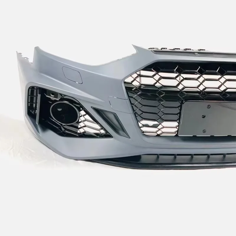 RS5 Style Upgrde Modification Auto Parts ABS Front Lip Front Lip 2020-2024 Front Bumper Accessories B9.5 for audis A4 S4