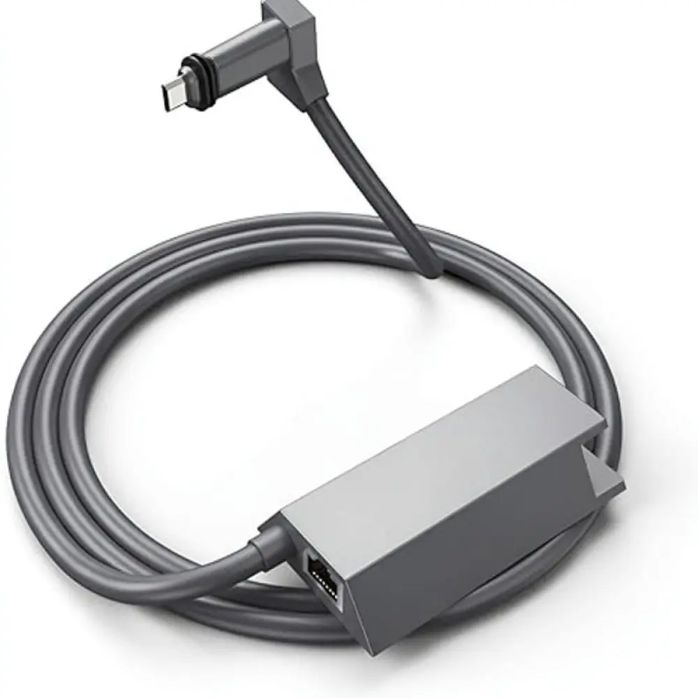 V2 To RJ45 Ethernet Connector Converter For Laptop TV Wired Internet Adapter Stable Gigabit Lan Signal Transmission