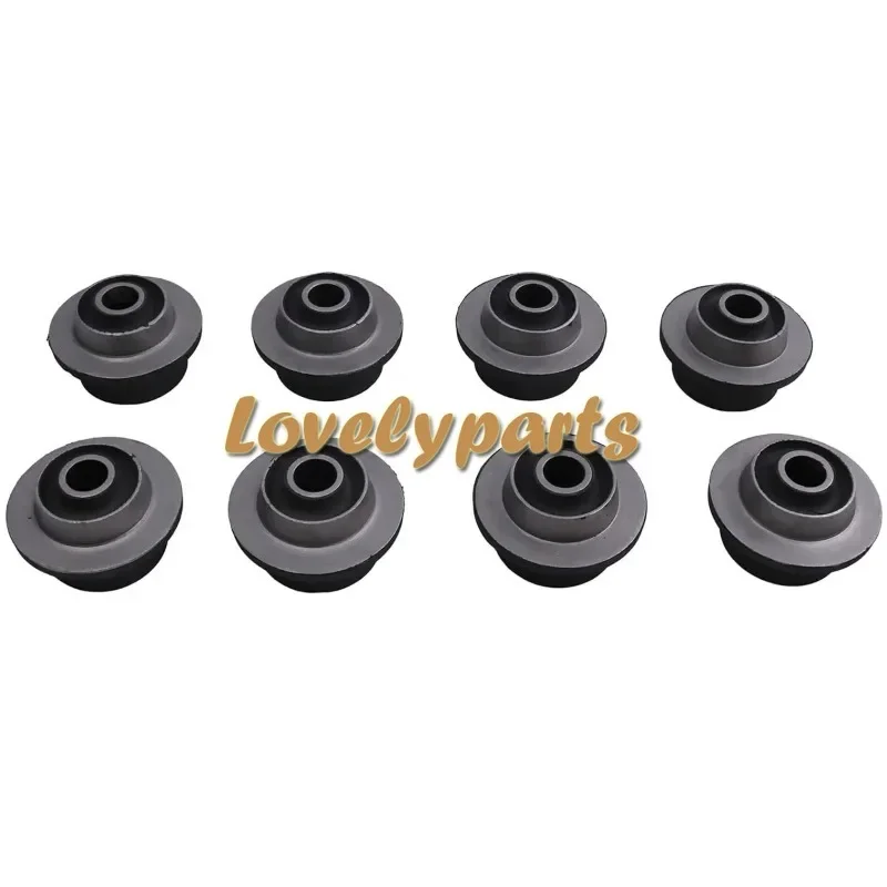 8 Pcs Engine Mounting Rubber Cushion 11N6-10450 for Hyundai Excavator R110-7 R160LC-7 R170W-7 R170W-9S R200W-7