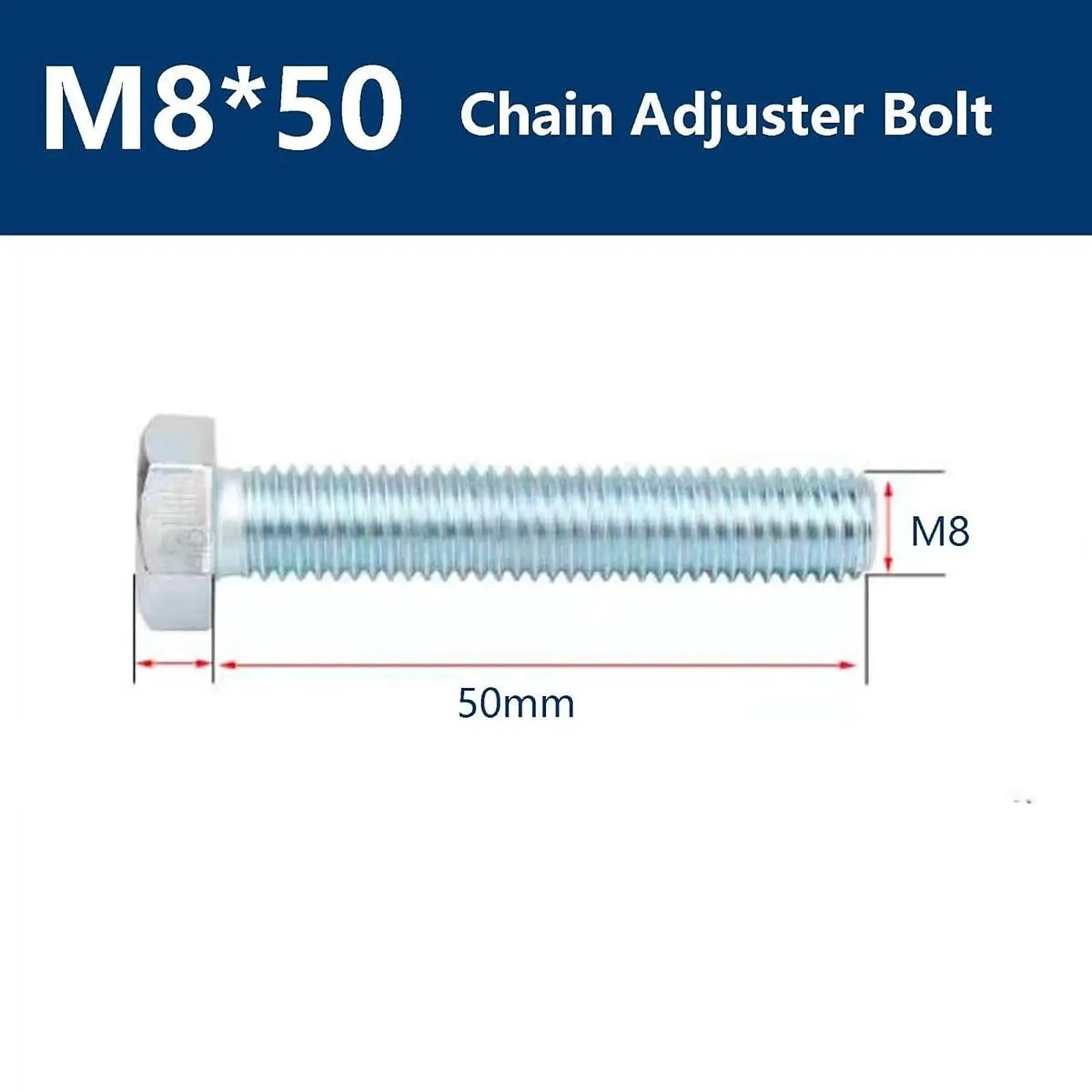High Hardness Chain Adjuster Bolts Steel Motorcycle Chain Tensioner Accessory for Honda CR125R CR250R CR500