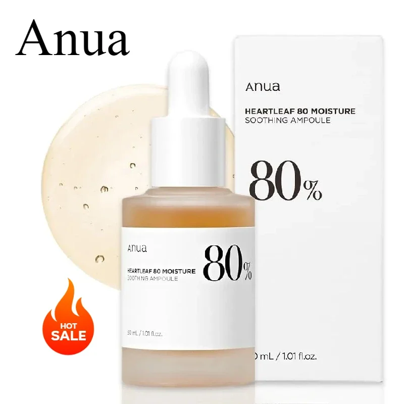 Anua ผลิตภัณฑ์บํารุงผิว 70% 80% Heartleaf Skin Care Set niacinamide เซรั่ม faciales originales สิวจุดด่างดํากําจัด