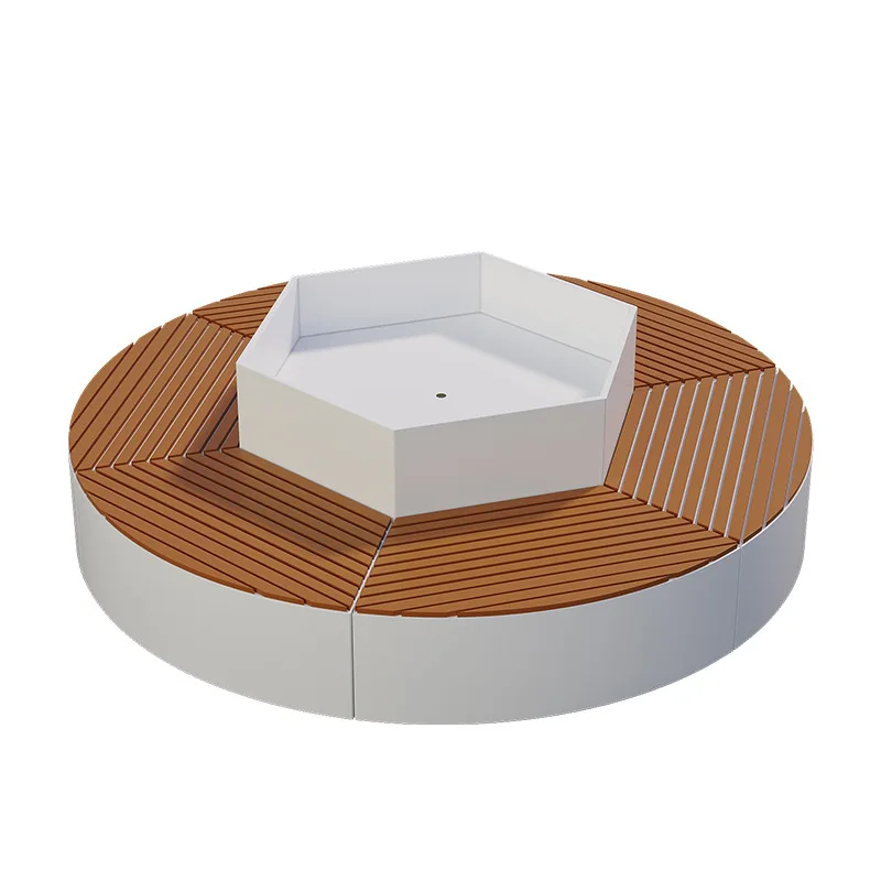 Outdoor courtyard flower box booth stool stool outward swing combination balcony wrought iron planter