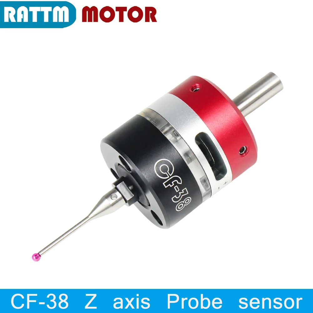CF-38 3D Trigger Edge Finder Touch Probe Sensor CNC Milling Machine Three-coordinate Centring Rod Tool Setter Setting CF-38