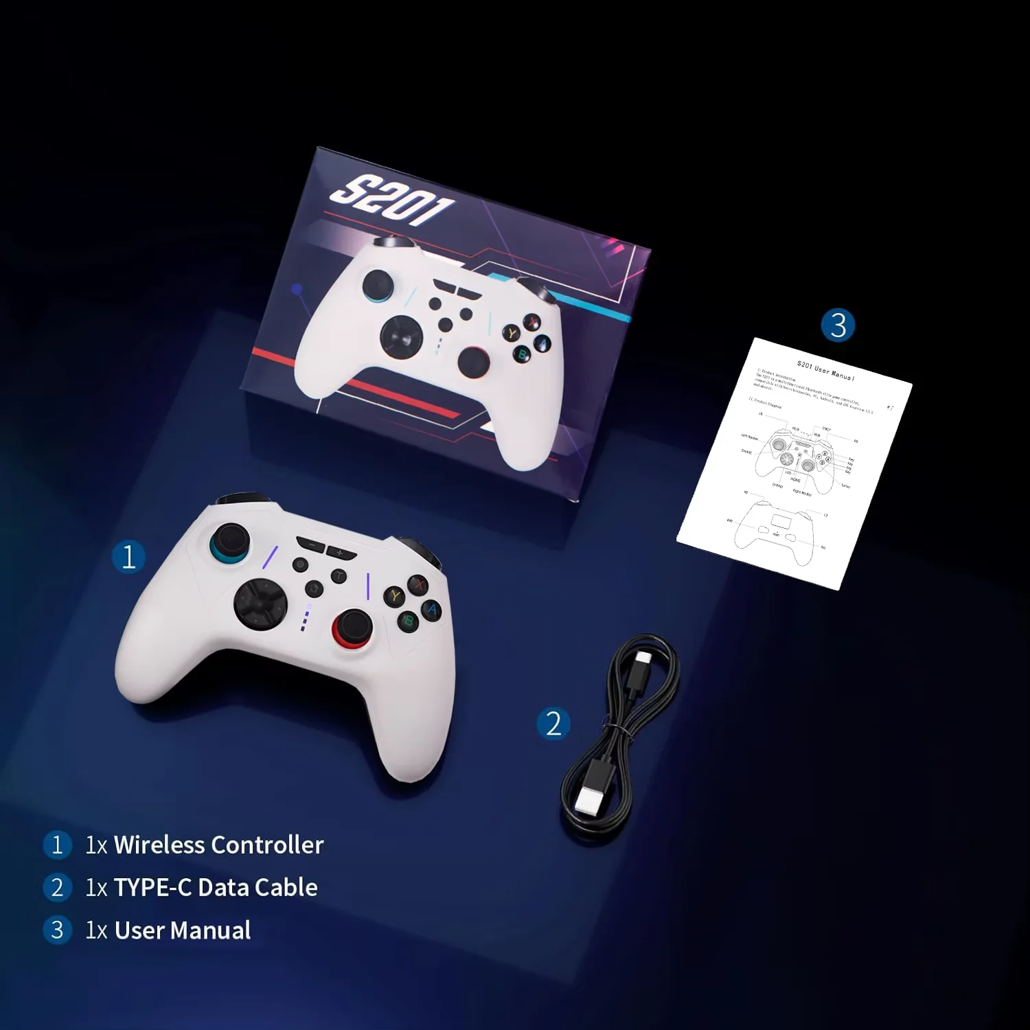 For Switch 2 Wireless Gamepad for NS/PC/Android/iOS Hall Trigger Gaming Controller Six Axis Motion Sensing Game Controllers New