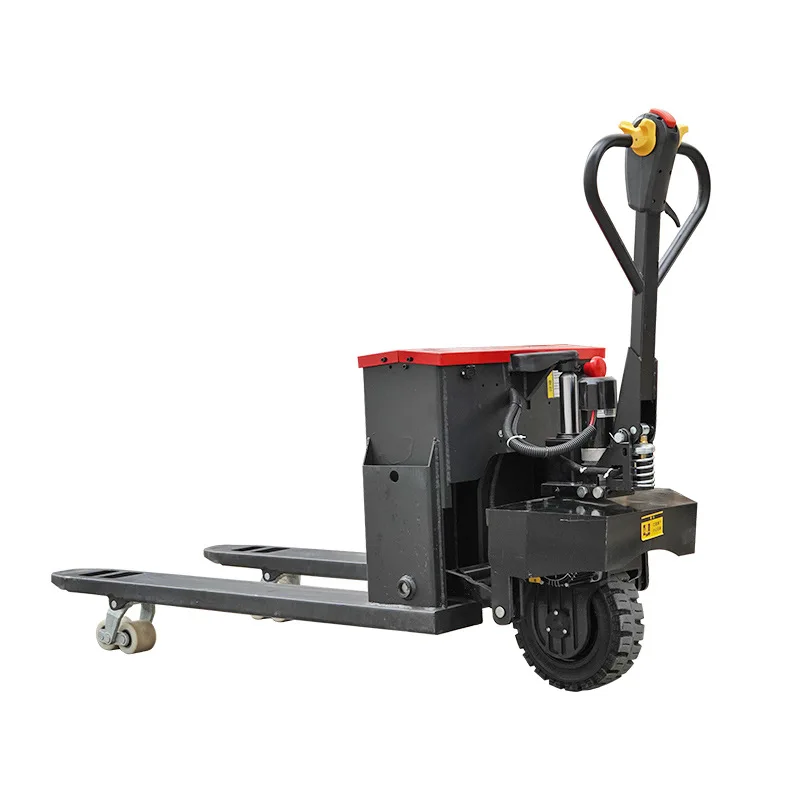 Electric Pallet Truck, 2T 3T Semi-Electric Stacker, Off-Road Forklift, Hydraulic Hand Pallet Truck, Material Handling Equipment