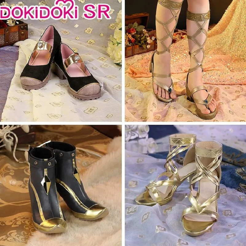 IN STOCK Nilou/Dori/Candace/Dehya Shoes Cosplay Game Genshin Impact Cosplay DokiDoki-SR Sumeru Women Shoes Nilou Dehya Halloween