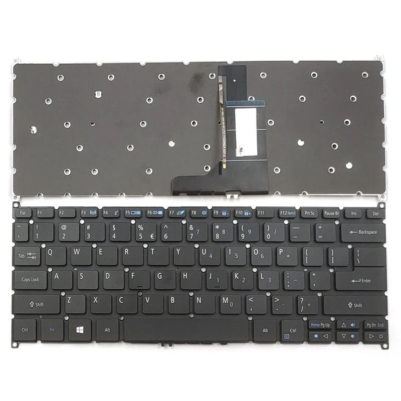 

New For Acer Spin 1 SP113-31 SP113-31-C17E SP113-31-P0ZN SP113-31-P6NZ Laptop Keyboard US Black With Backlit