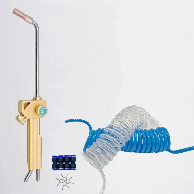 2L Welding Torch Accessories Air Conditioning Oxygen Welding Torch Refrigeration Repair Welding Complete Valve Set Portable Comb