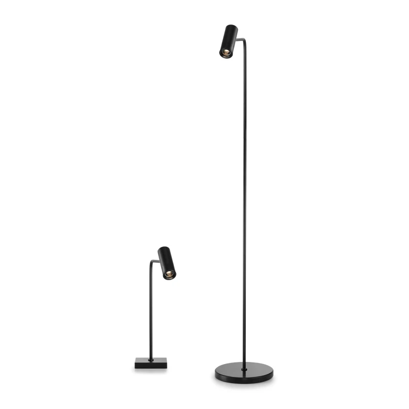 Modern design luxury floor lamp with anti-glare focusing function, new bracket aluminum body