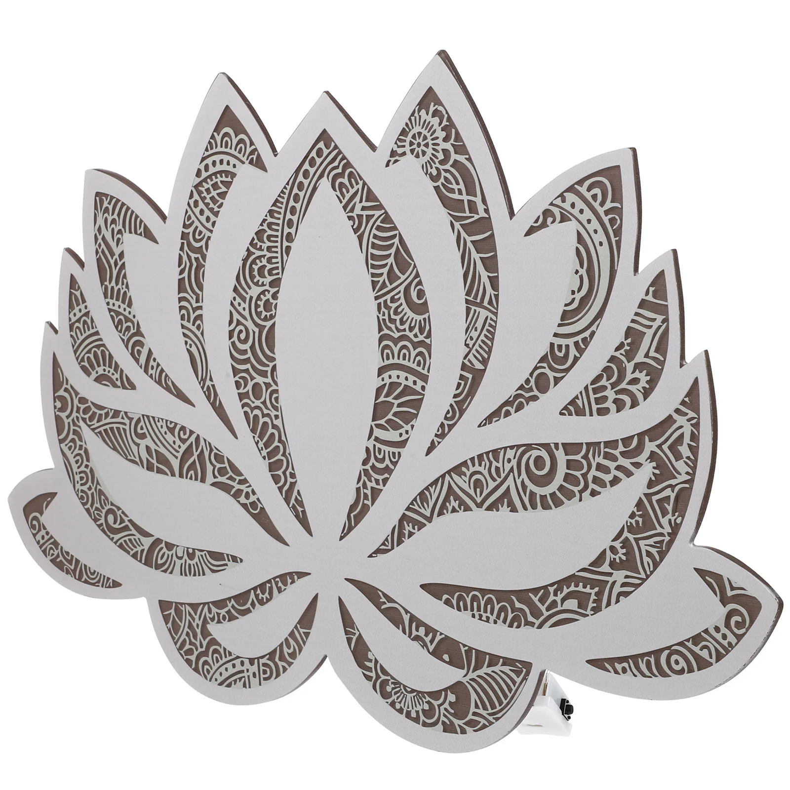 

LED Lotus Shape Night Light Wall Lamp for Yoga Bedroom Dance Soothing Relaxing Decorative Ambient Lighting Accessories