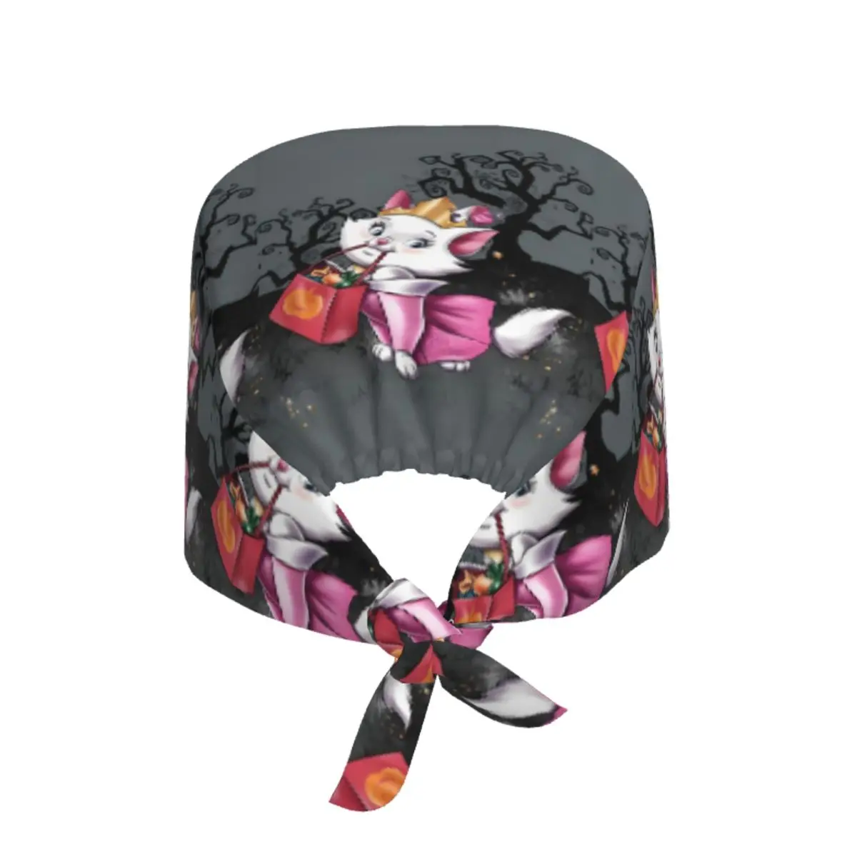 Custom The Aristocats Cleaning Working Cap Cool Men Women Cat Manga Scrub Cap Surgicals Hat Nurse Scrubs Hat Nurse