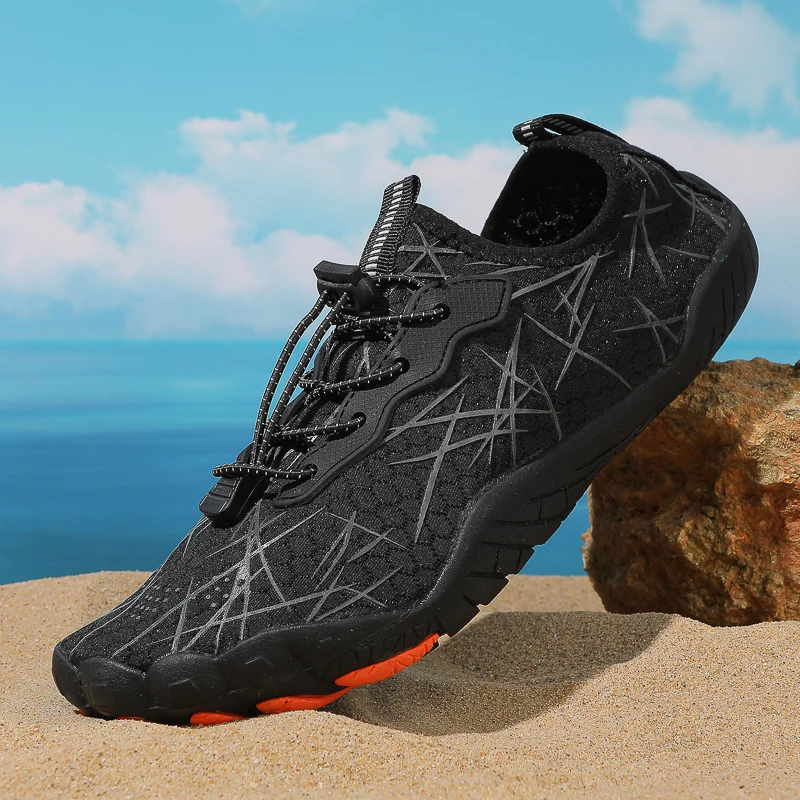

Water Shoes Fashionable Men's Yoga and Fitness Shoes, Couple's Non Slip Outdoor Beach Water Shoes Fashion Running Shoes Designer