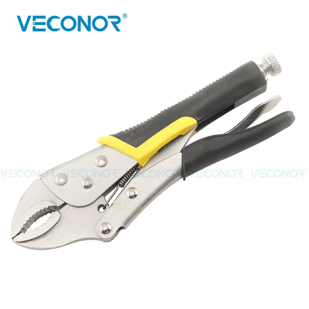 

10 Inch Carbon Steel Locking Pliers with Anti-slip Handle Adjustable Opening Mouth