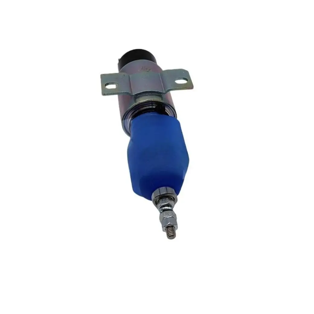 Flameout Solenoid Valve, For R215-7/LiuGong/LONKING/SANY/YUCHAI/LOVOL/ZOOMLION, 3864274, 24V Replacement Part