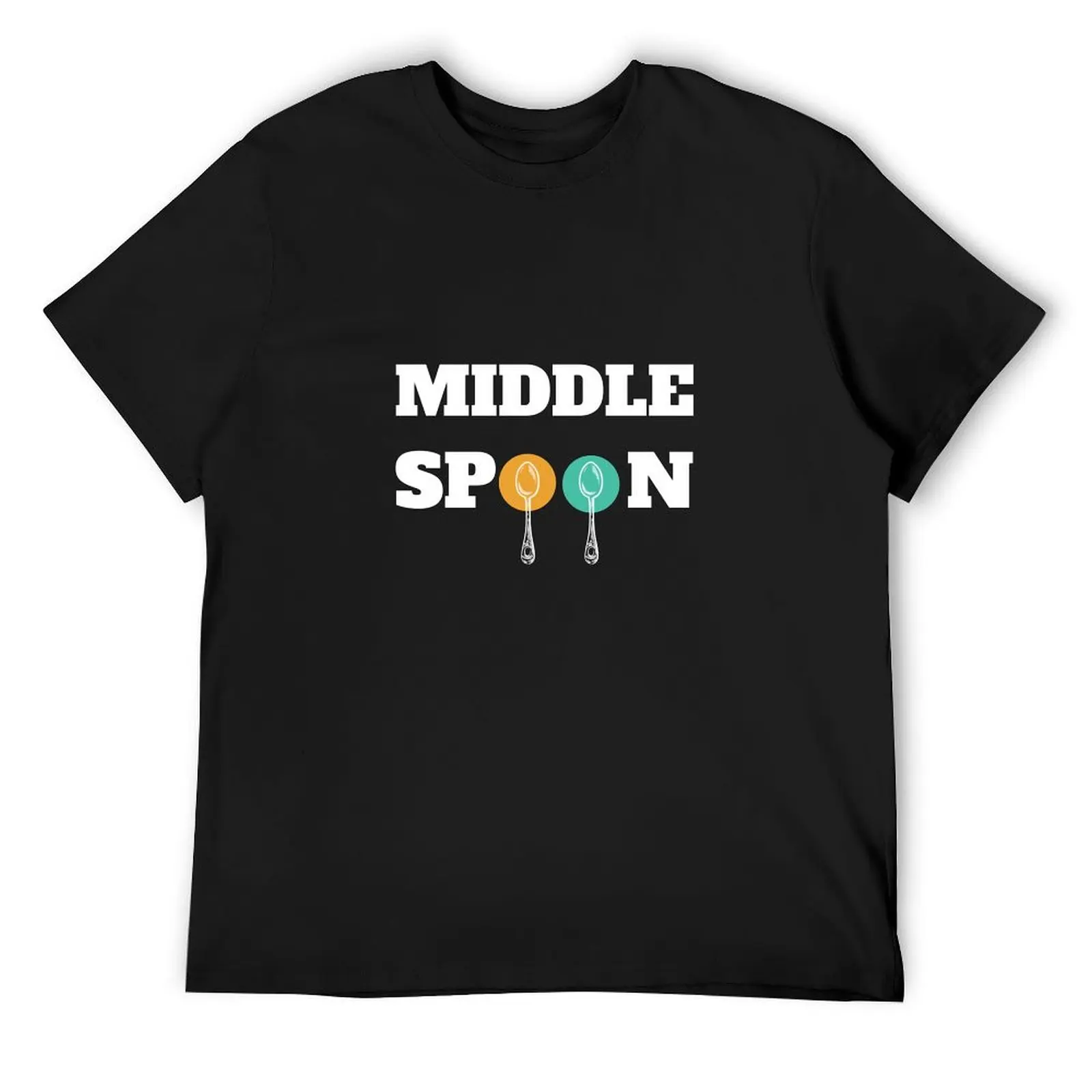 

Middle spoon throuple polyamory black T-Shirt tees new edition men t shirts