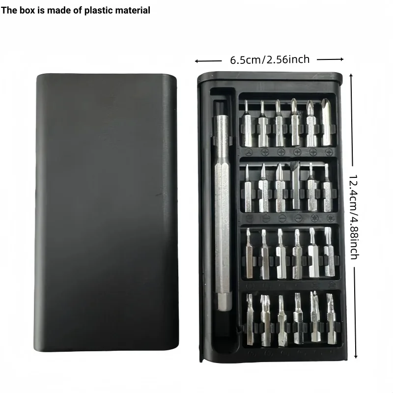 24-in-1 Multifunctional Screwdriver Set Essential Tool for Watch Laptop Mobile Phone Disassembly Repairing
