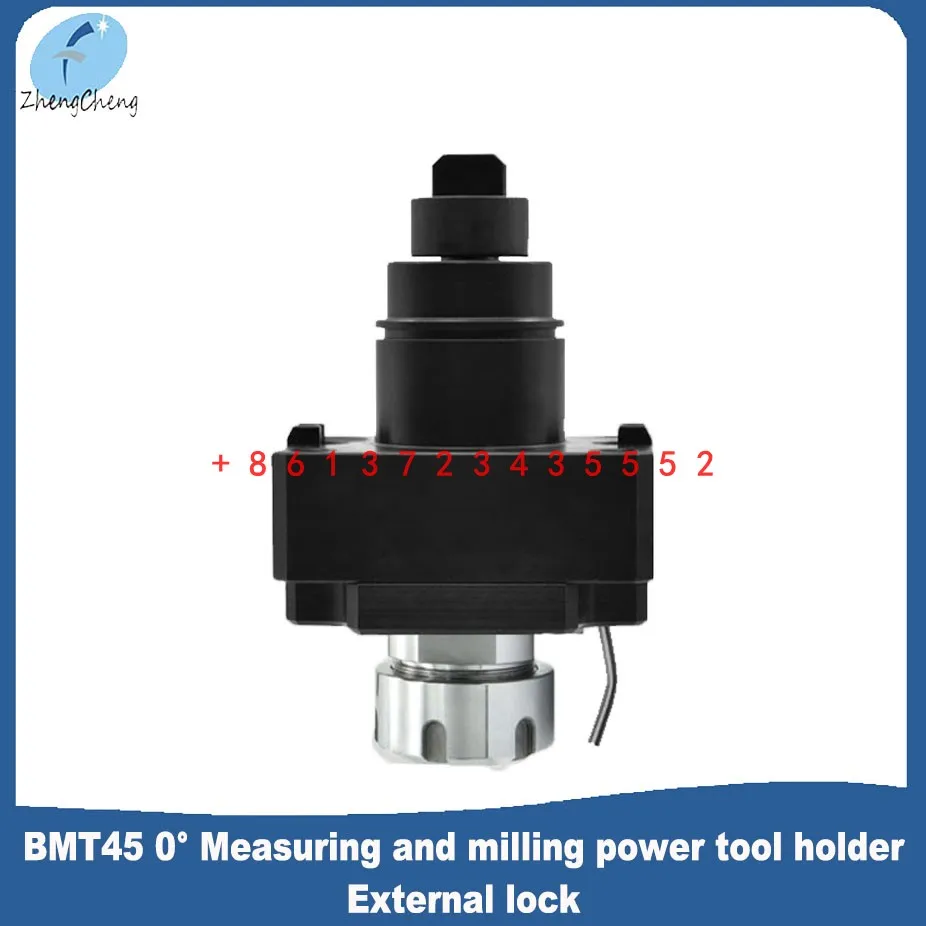 

NEW BMT40 45 55 side milling power tool holder ER25 internal/external lock turning and milling compound center 0° power head