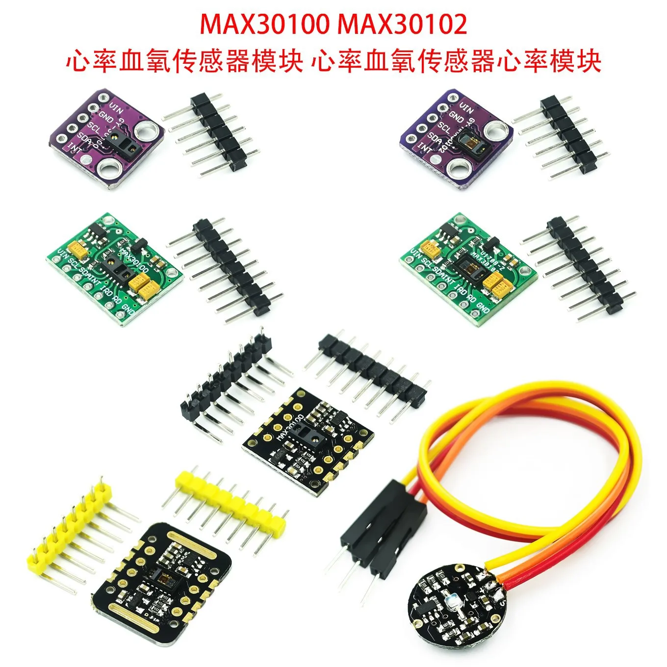   LIVE MAX30100 MAX30102 Moduł czujnika tętna Wykrywanie impulsów Test stężenia tlenu we krwi Dla Arduino Ultra-Low Power