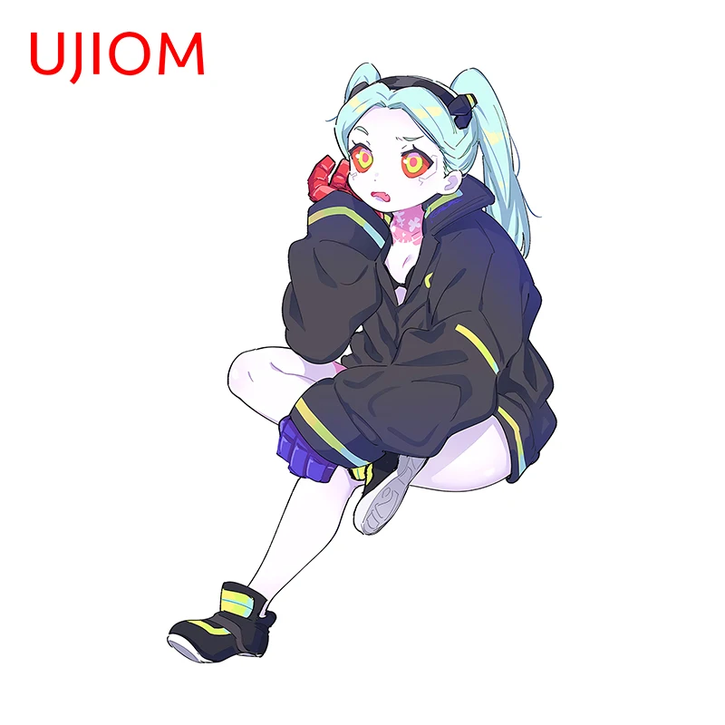 UJIOM Kawaii Rebecca Wall Sticker Cute Anime Figure Attractive High Quality Picture Decal Adhesive Room Decoration Accessories