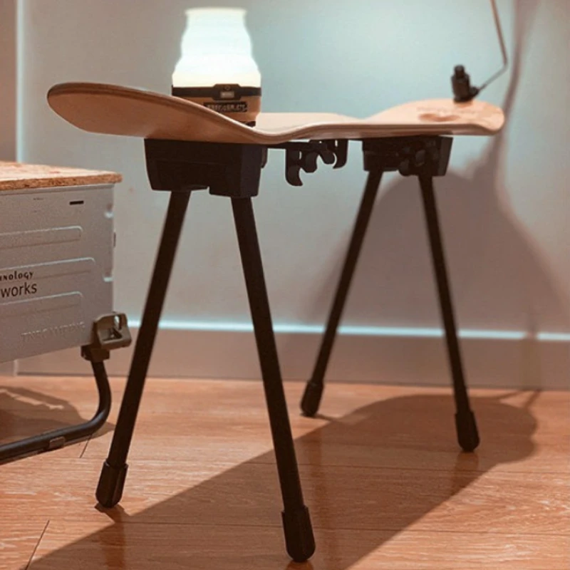 support-de-table-de-camping-diy-tabouret-pliant-fait-main-pieces-de-skateboard-accessoire-de-quincaillerie-pour-la-modification-des-pieds-de-meubles-d'exterieur