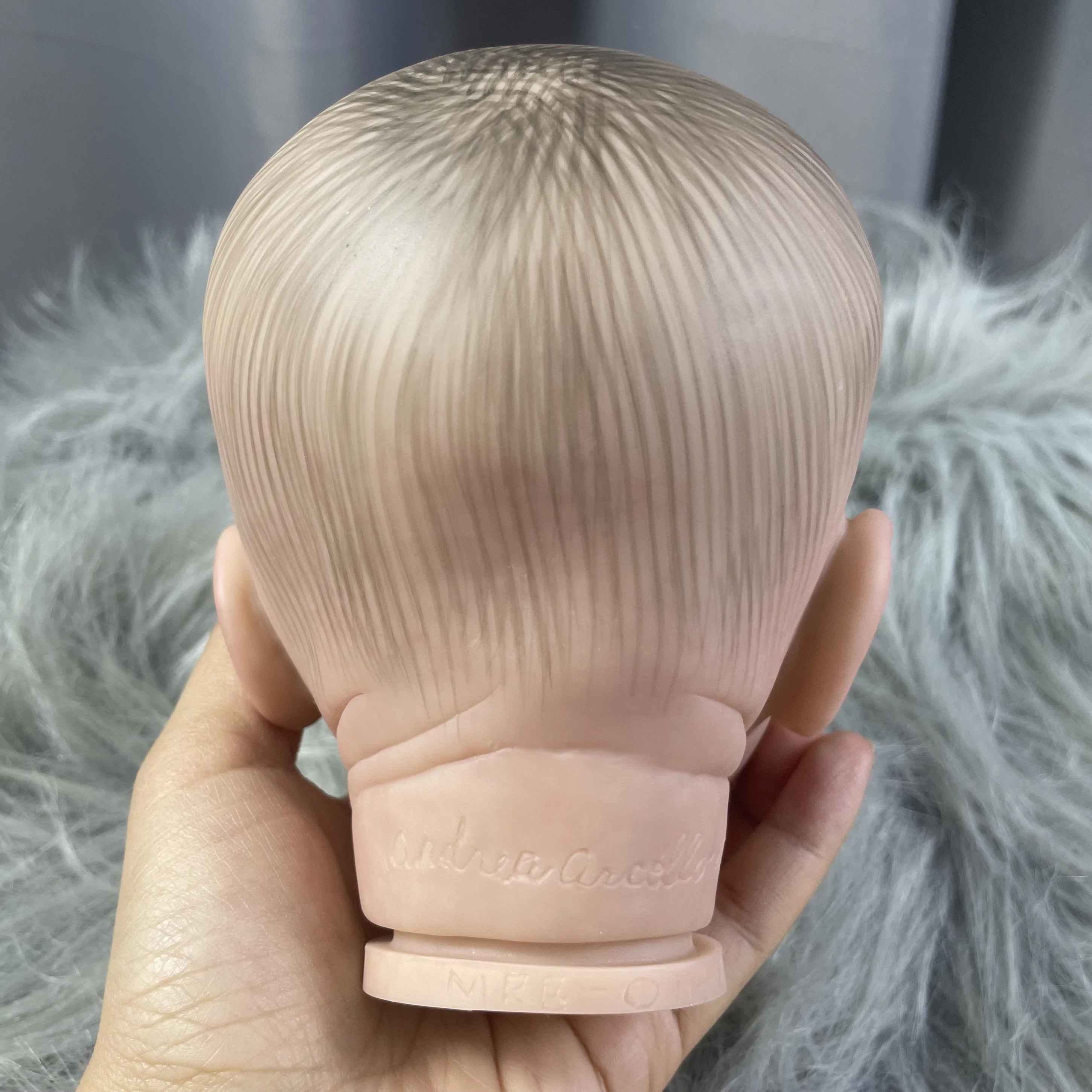 Kit de Boneca Reborn Pintada, Pele Blossom 3D, Veias Visíveis, Peças de Boneca com Cílios e Corpo de Pano 17"
