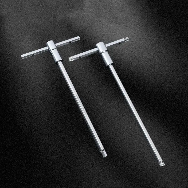 Rutschfester T-Torx-Sternschlüssel, verstellbar 2-5MM, Sechskant T8-T20, Reparaturwerkzeug für Haushaltsgeräte – Detail 12