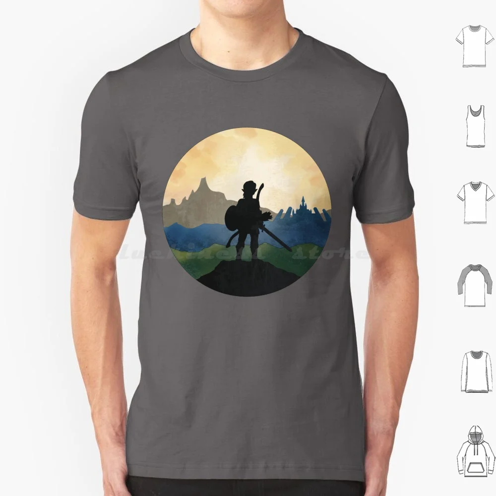 

Legend Of Breath Of The Wild Silhouette T Shirt Men Women Kids 6xl Legend Of Breath Of The Wild Link Hyrule Gaming Video Game