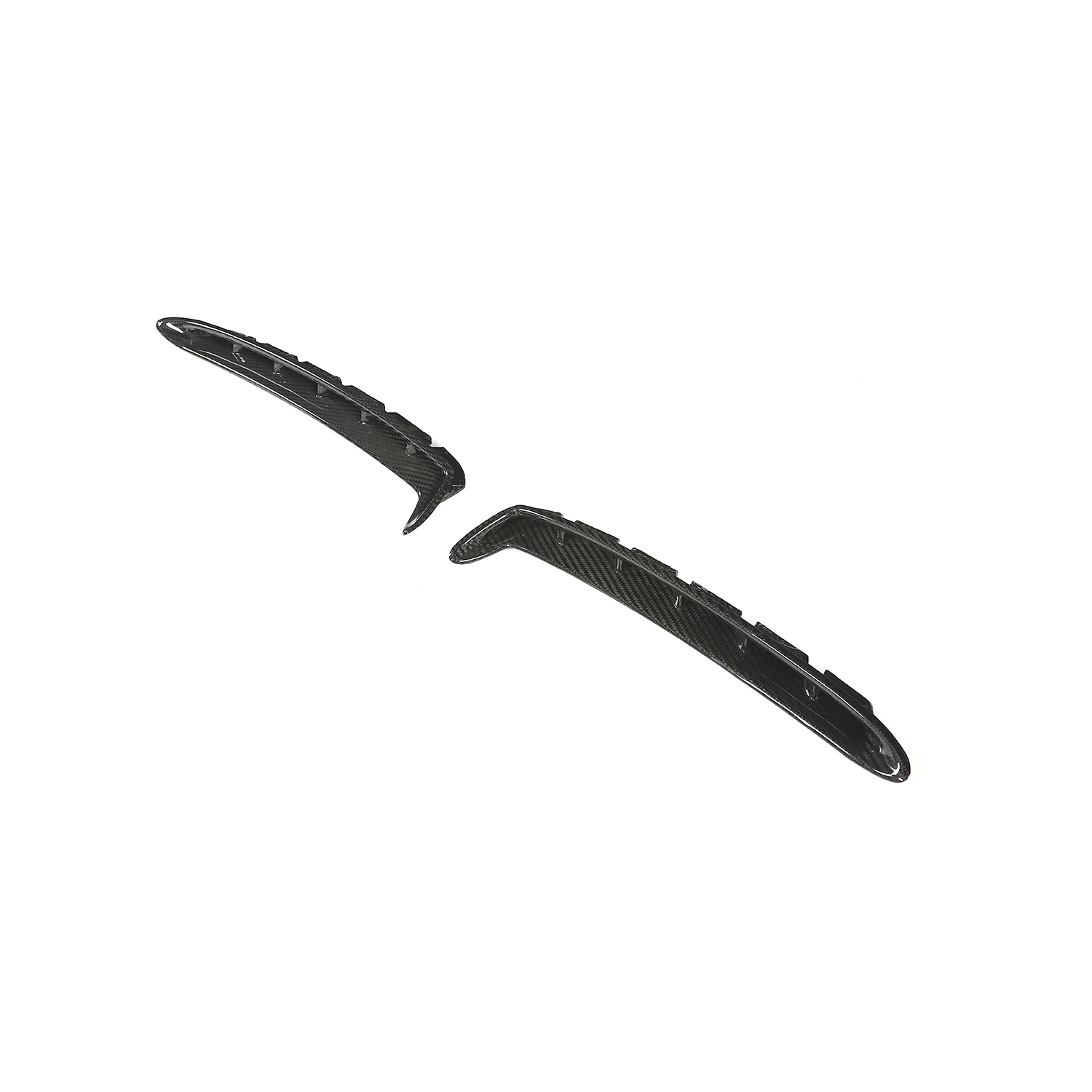 For Ford Mustang Shelby GT350 2019UP High Quality Real Carbon Fiber Side Fender Air Vent Trim Covers