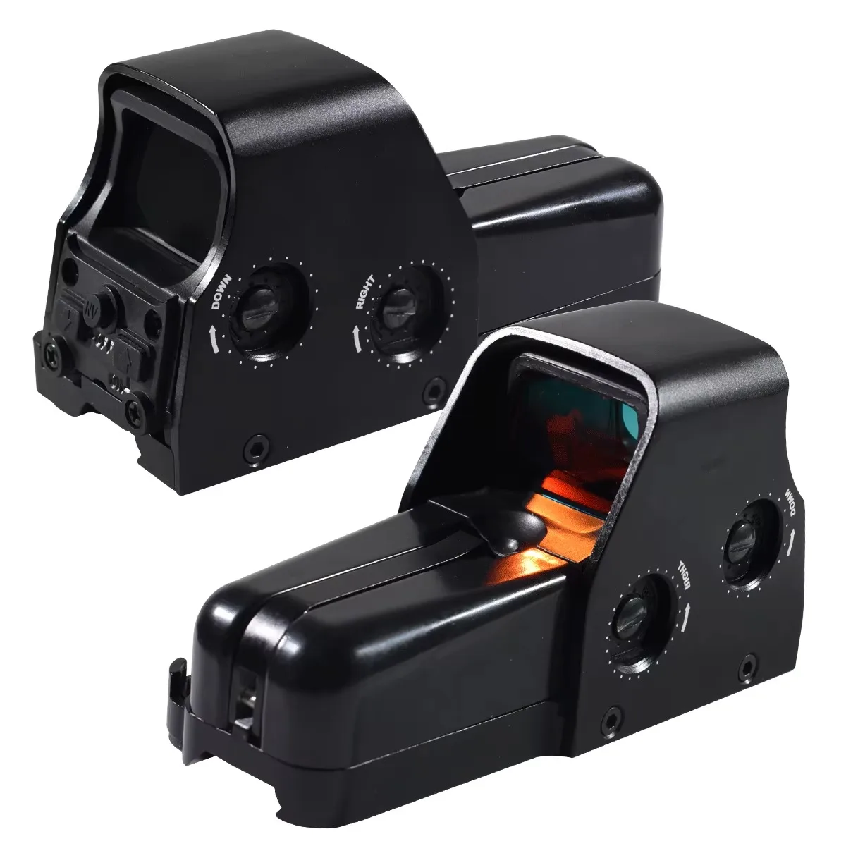 553QD قاعدة التفكيك السريع التكتيكية Riflescopes 558 البصر المجسم 553 أحمر أخضر نقطة نطاق منعكس الادسنس البصرية كوليماتور