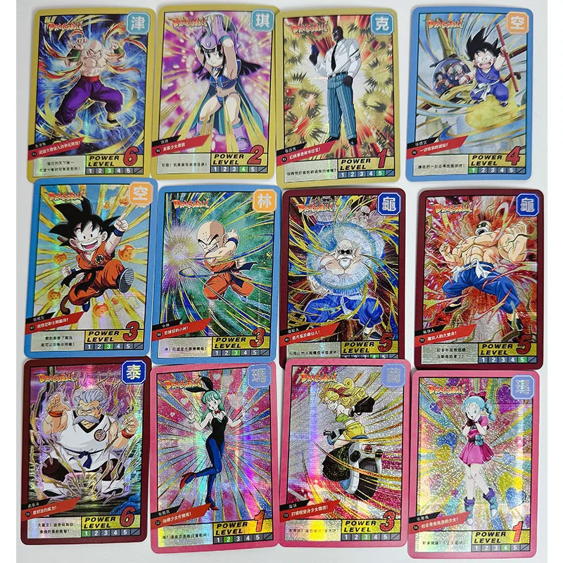 Anime Dragon Ball DIY ACG Tabletop Battle Game Laser Card Bulma Son Goten Chichi Toys for boys Collectible Card Birthday Present