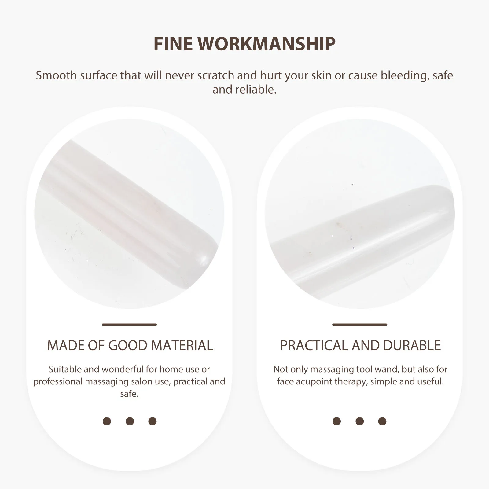 

Tool Massaging Wand Jade Scraping Face Acupressure Body Massage Stick Eye Massage Wand Jade Guasha Stick Portable Durable Smooth