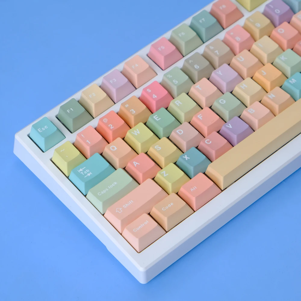 

1 Set Candy Keycaps PBT Dye Sublimation Keycap Cherry Profile Key Cap For MX Mechanical Game Keyboard Accessories