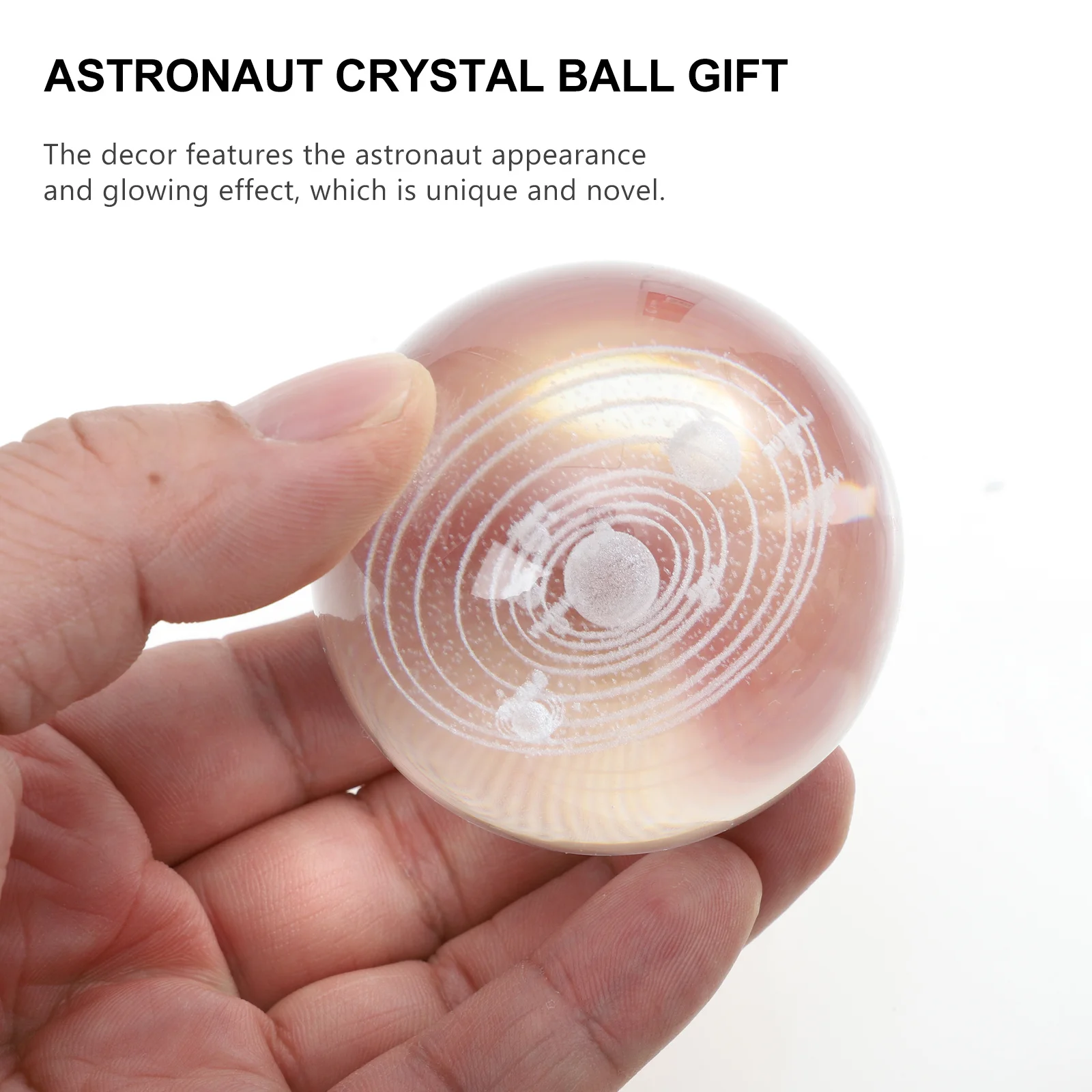 

Astronaut Crystal Ball Glowing Desktop Decor Unique Creative Gift for Home Festival Birthday Anniversary Premium Craftsmanship