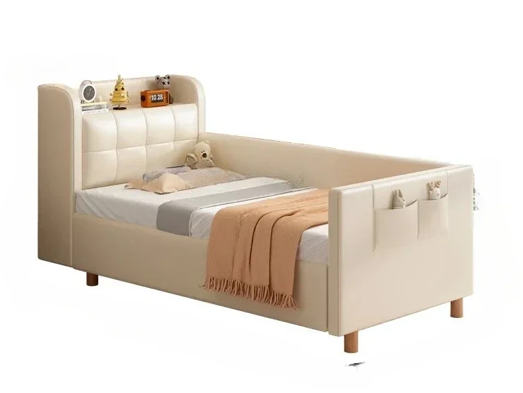 Stitching Big Bed with Fence Widened Stitching Side Bed Boys and Girls Side Bed Home
