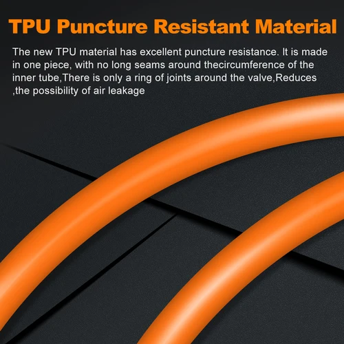 Imagen 2 del producto CYCLAMI Gravel Bicycle Inner Tube Ultraligero 700c MTB 29 TPU Material Neumático 45mm 65mm Longitud Válvula Francesa Portátil Super Ligero