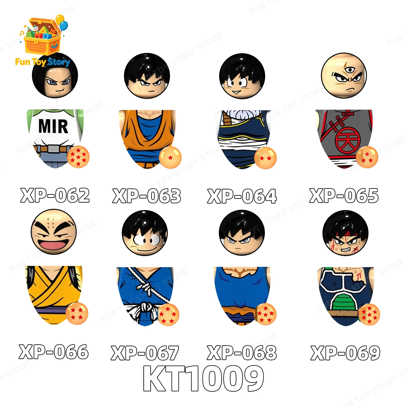 KT1007-1011 Cartoon-Serie: Wukong Saiyan, Drittanbieter-Puzzle, Spielzeug für Jungen, Film- und Fernseh-Enthusiasten-Kollektion, Geschenk für Menschen – Detail 5