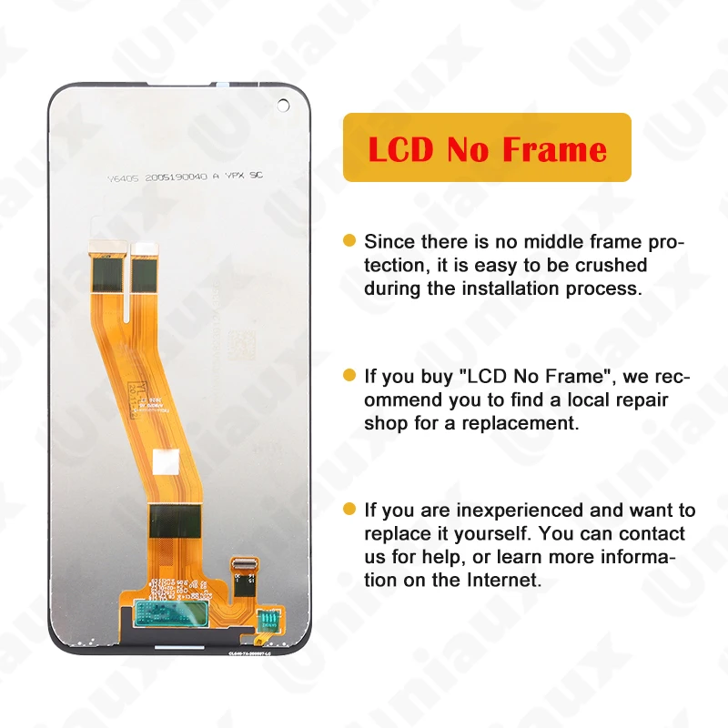 100% Original Screen For Nokia 3.4 LCD Display Touch Digitizer Assembly TA-1288/1285/1283 Replacement Parts