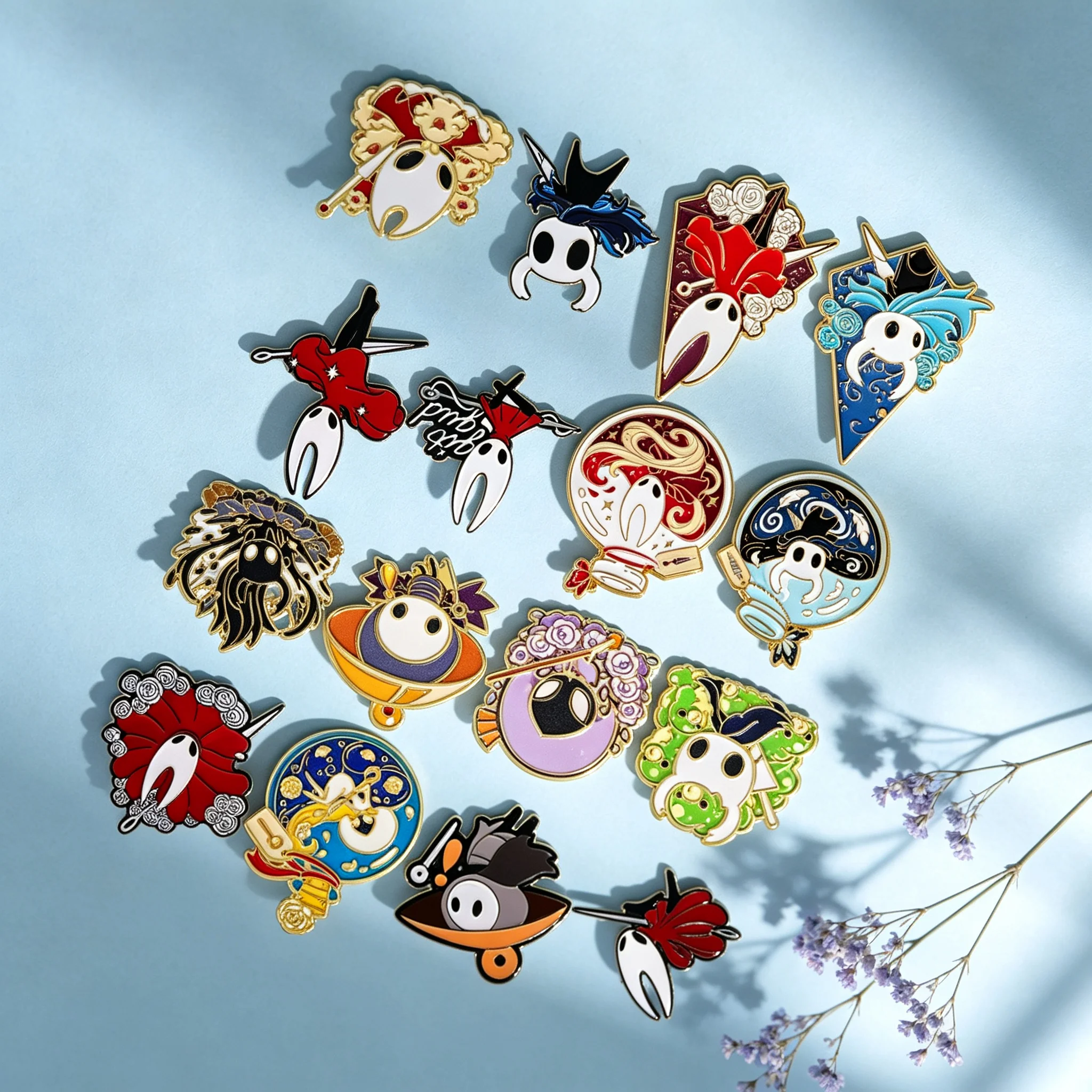 Zufällig Gemischte 10/20/50/100 Stück Anime-Stickerei-Schlüsselanhänger für Motorräder, Autos, Rucksäcke, Chaveiro Schlüsselanhänger, Geschenk für Freunde – Detail 1