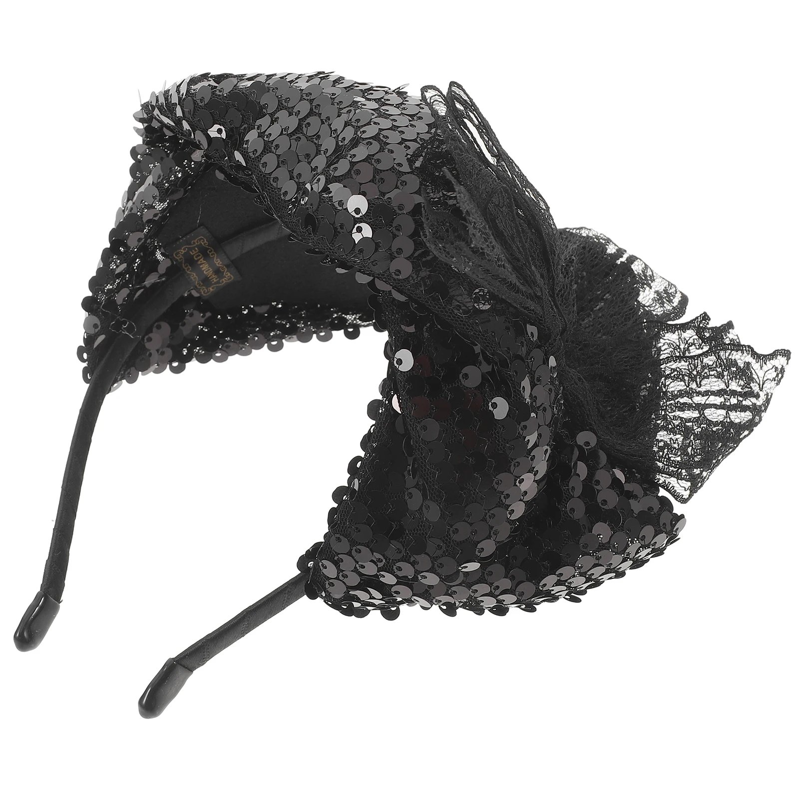 

Sequin Headband Fascinator Women Hair Accessories Retro Half Cap Party Colorful Lightweight Proper Size Wedding Tea